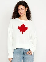 Canada Leaf Graphic Sweater