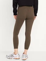 High-Waisted Side-Pocket 7/8 Leggings