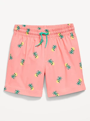 Printed Swim Trunks for Boys