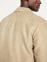 Faux-Suede Shacket