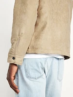 Faux-Suede Shacket