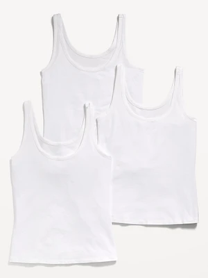 First-Layer Scoop-Neck Tank Top 3-Pack