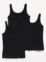 First-Layer Scoop-Neck Tank Top 3-Pack