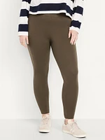 High-Waisted Side-Pocket 7/8 Leggings