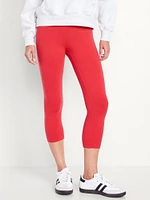 High-Waisted Crop Leggings