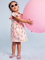 Birthday Fit and Flare Dress for Toddler Girls