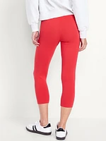 High-Waisted Crop Leggings