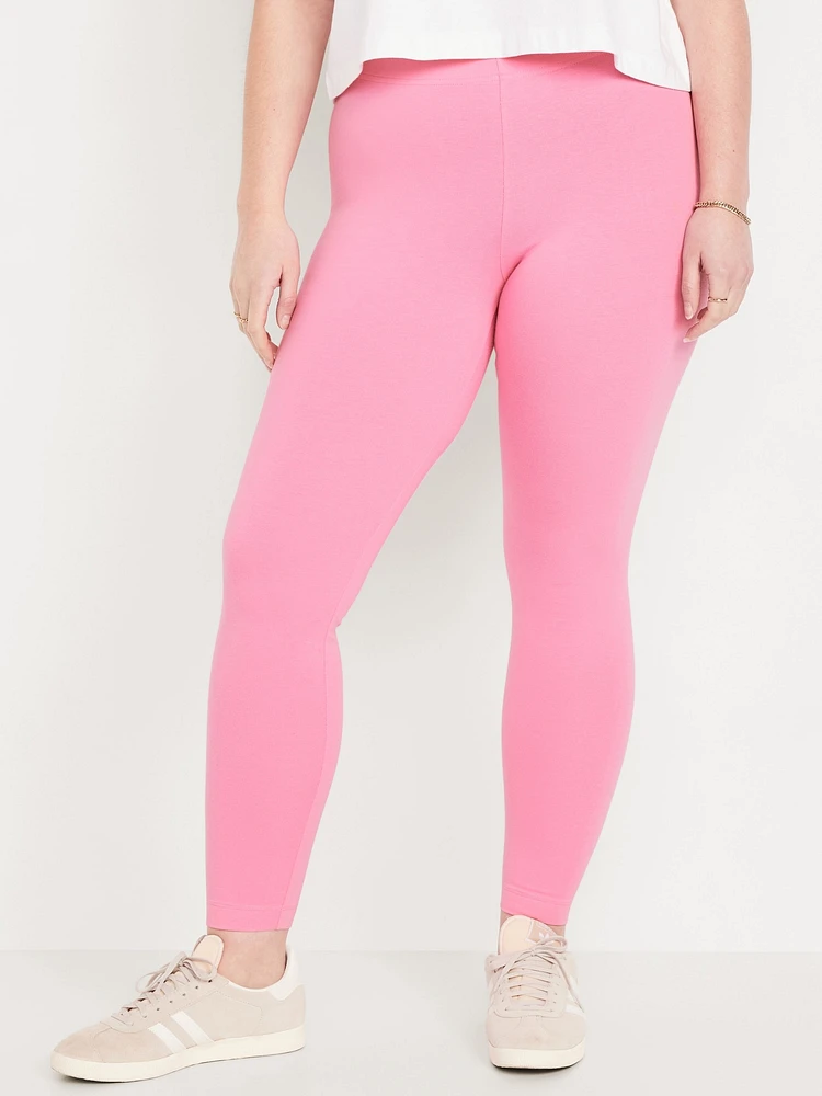 High-Waisted Jersey Fashion Layering Leggings