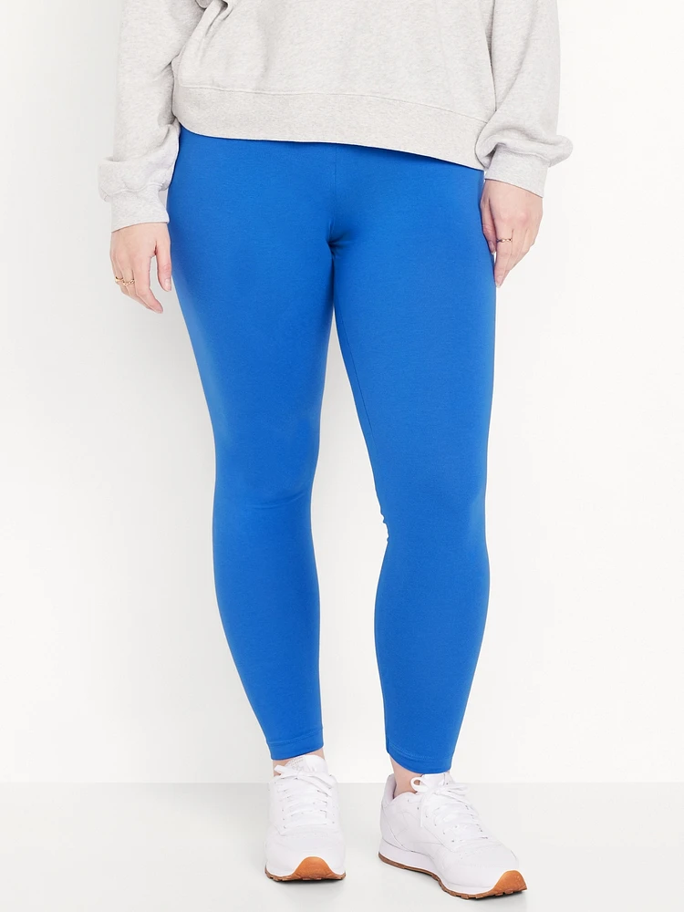 High-Waisted Jersey Leggings