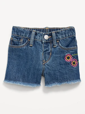 Frayed-Hem Jean Shorts for Baby