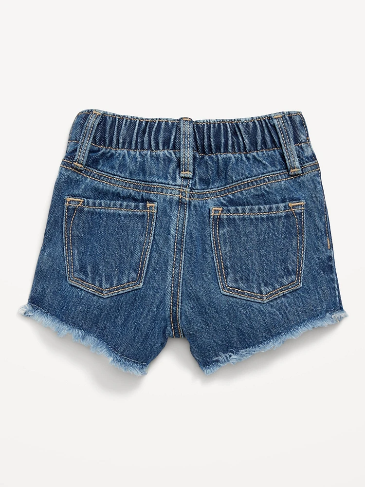 Frayed-Hem Jean Shorts for Baby