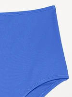 High-Waisted Bikini Swim Bottoms