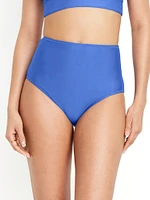 High-Waisted Bikini Swim Bottoms
