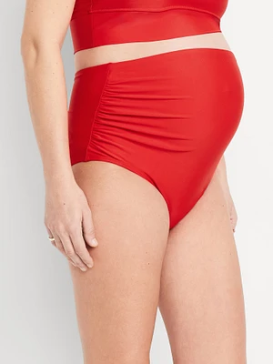 Culotte de baignade à taille haute maternité