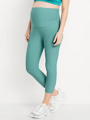 Legging de maternité court sculptant Powersoft à panneau complet