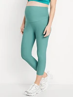 Legging de maternité court sculptant Powersoft à panneau complet