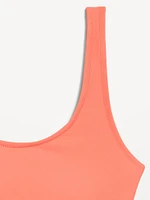 Matte Longline Swim Top