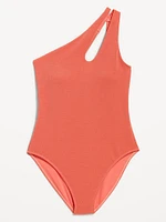 One-Shoulder Shine Swimsuit