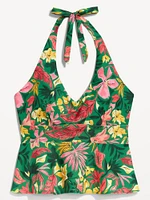 Matte Tankini Swim Top