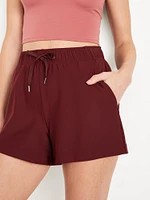 High-Waisted PowerSoft Shorts -- 3.5-inch inseam
