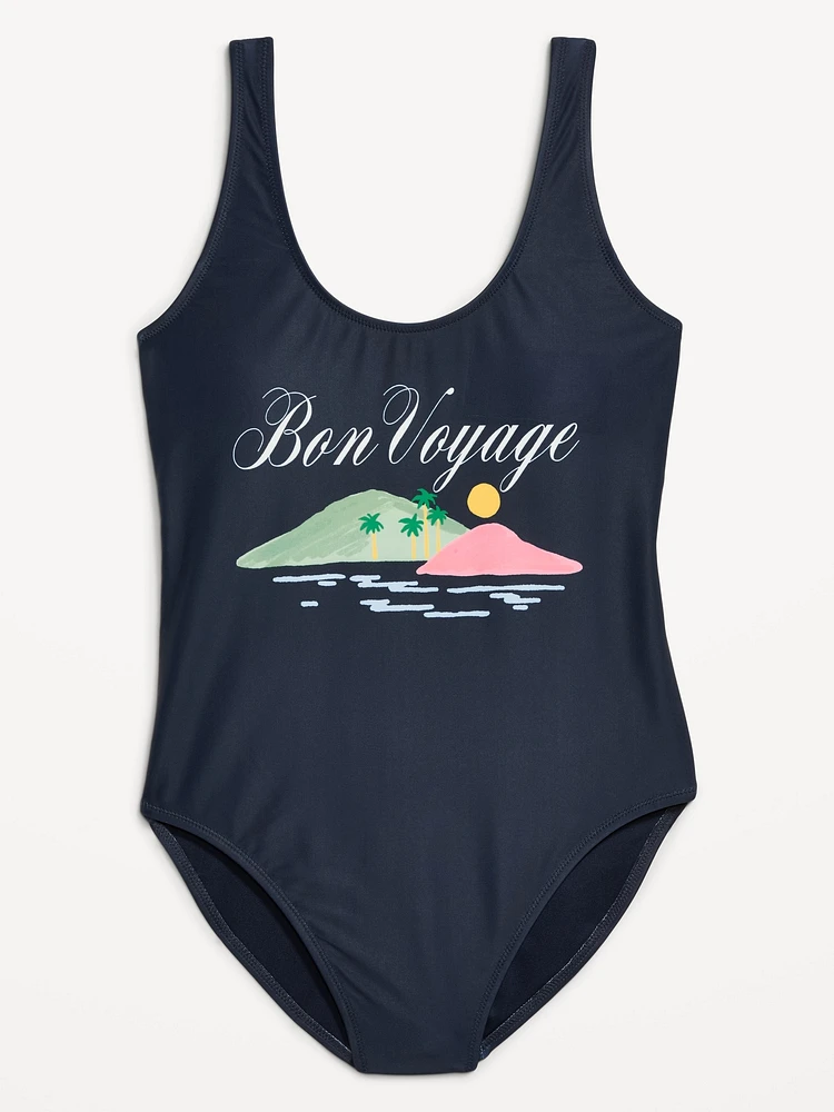 Matte One-Piece Swimsuit