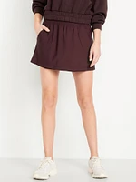 High-Waisted SleekTech Skort