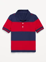 Short-Sleeve Pique Polo Shirt for Toddler Boys