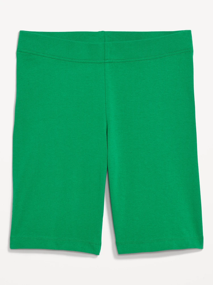 High-Waisted Biker Shorts -- 8-inch inseam