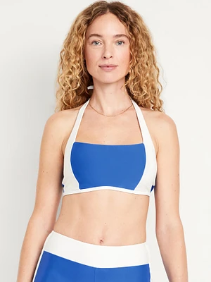 Matte Halter Swim Top