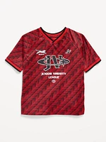 Oversized Graphic Jersey T-Shirt for Toddler Boys