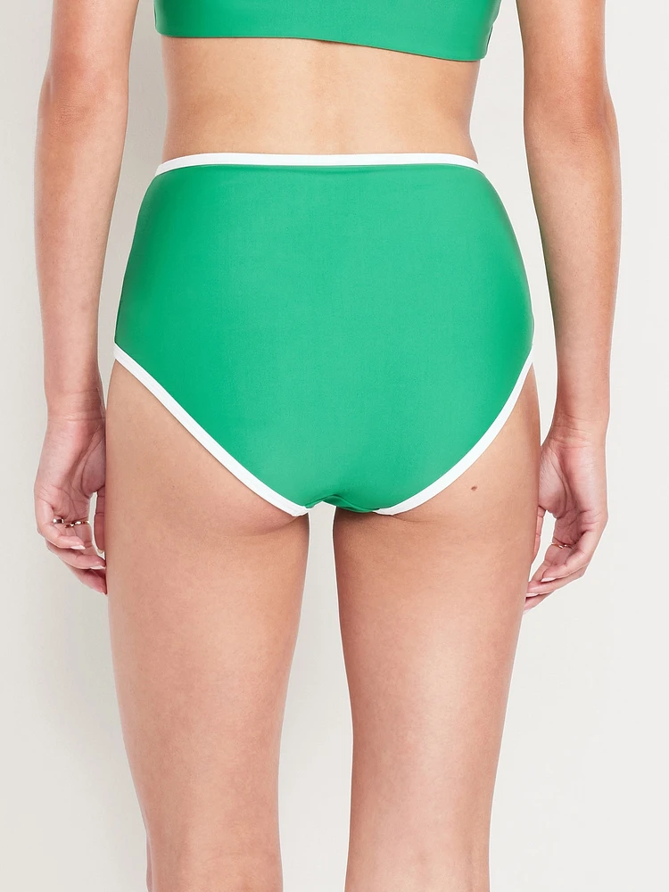 High-Waisted Matte Surf Bottoms