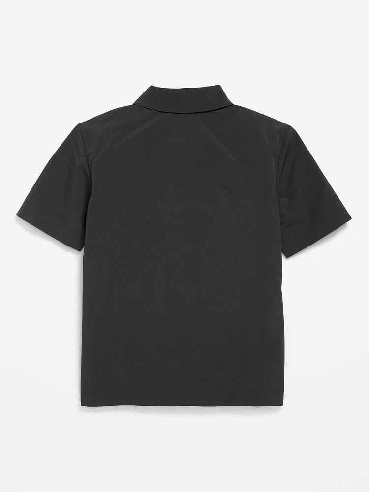 Short-Sleeve Ripstop Pocket Shirt for Boys