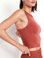 Fluid Seamless Fitted Crop Tank Top