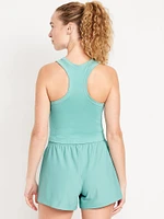 Fluid Seamless Fitted Crop Tank Top