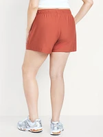 High-Waisted PowerSoft Shorts -- 3.5-inch inseam