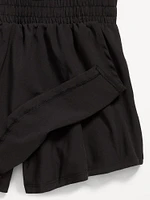 PowerChill Criss-Cross Performance Shorts Bodysuit for Girls