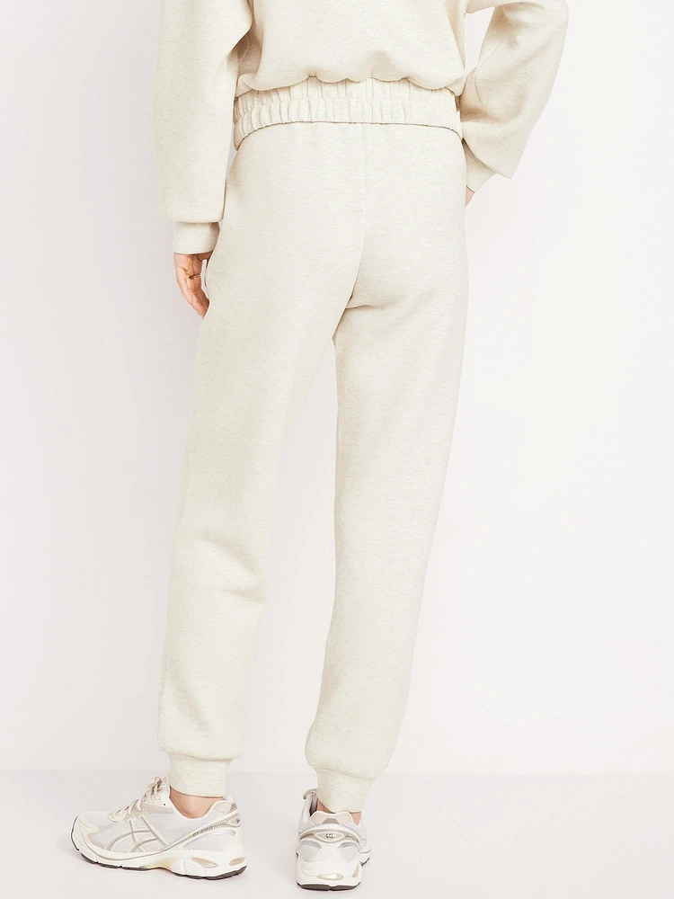 High-Waisted Bounce Fleece Jogger Sweatpants