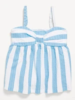 Sleeveless Pucker Tank Top for Girls