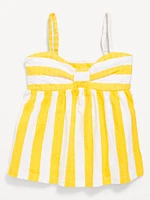 Sleeveless Pucker Tank Top for Girls