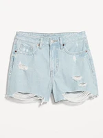 High-Waisted Rigid OG Jean Cut-Off Shorts - 3-inch inseam