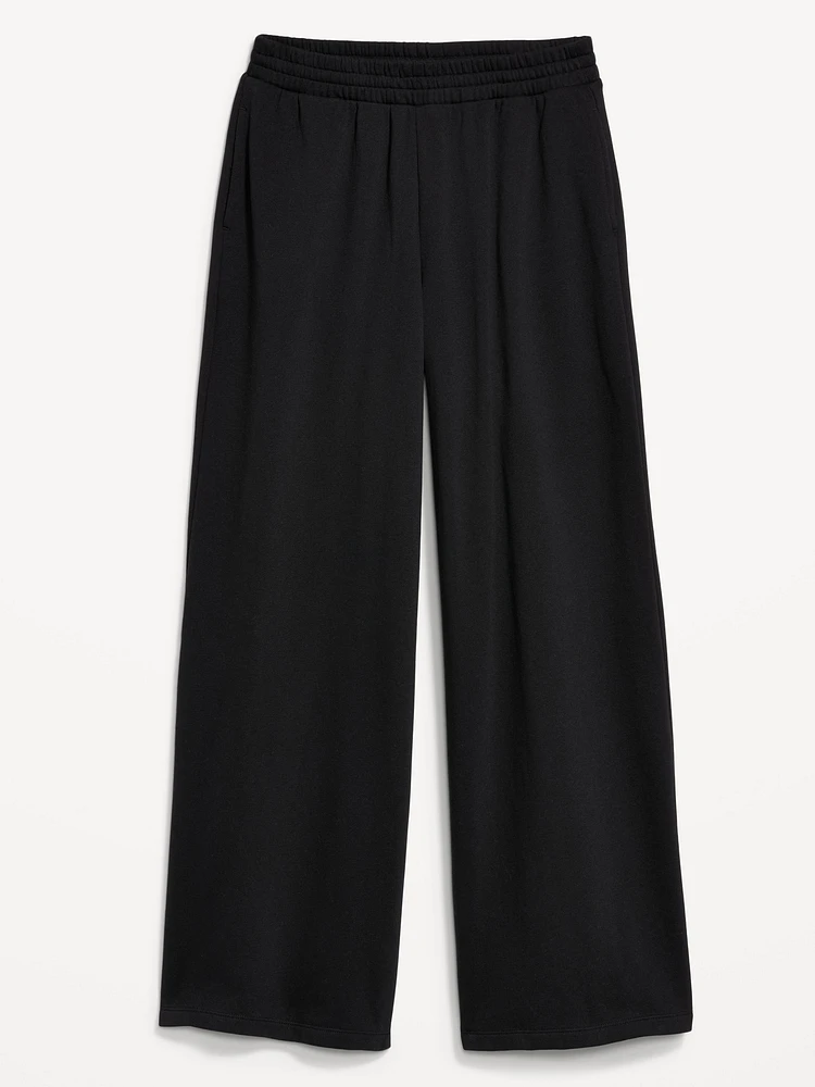 Mid-Rise SoComfy Super Wide-Leg Sweatpants