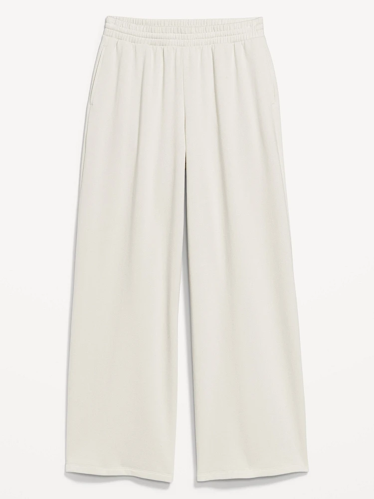 Mid-Rise SoComfy Super Wide-Leg Sweatpants