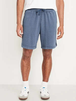 Garment-Dyed French Terry Shorts -- 6-inch inseam