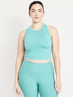 Fluid Seamless Fitted Crop Tank Top