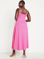 Sleeveless Ribbed Maxi Dress
