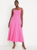 Sleeveless Ribbed Maxi Dress
