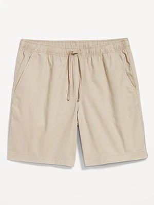 Twill Jogger Shorts -- 7-inch inseam