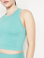 Fluid Seamless Fitted Crop Tank Top
