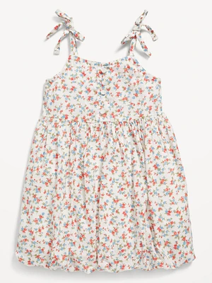 Sleeveless Bubble Dress for Toddler Girls