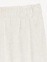 High-Waisted Towel Terry Barrel Ankle Pants